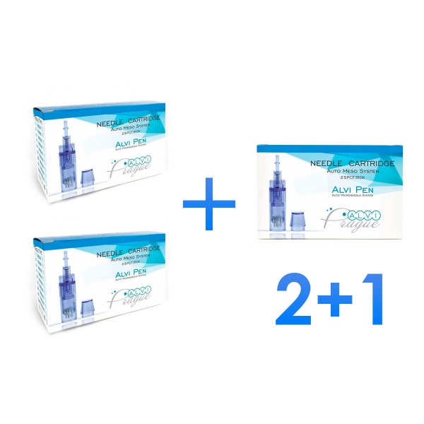 Cartridges for the Alvi Pen device 2+1 (50+25 as a gift)