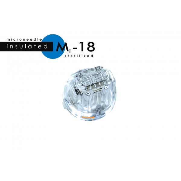 RF micro needle disposable cartridge with insulated needles M-18