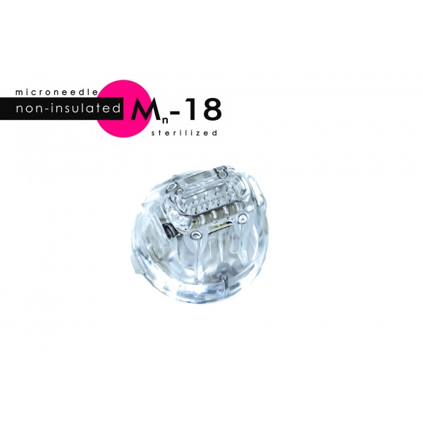 RF micro needle disposable cartridge with non-insulated needles M-18