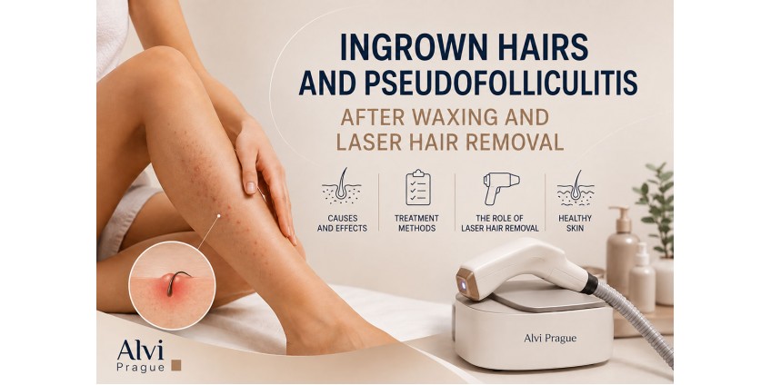 Ingrown hairs and pseudofolliculitis
