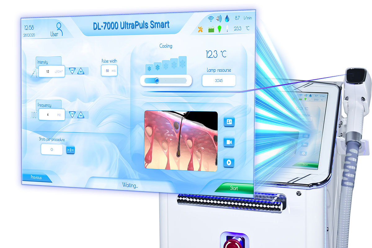 Diode laser for hair removal DL-7000 UltraPuls Smart 2