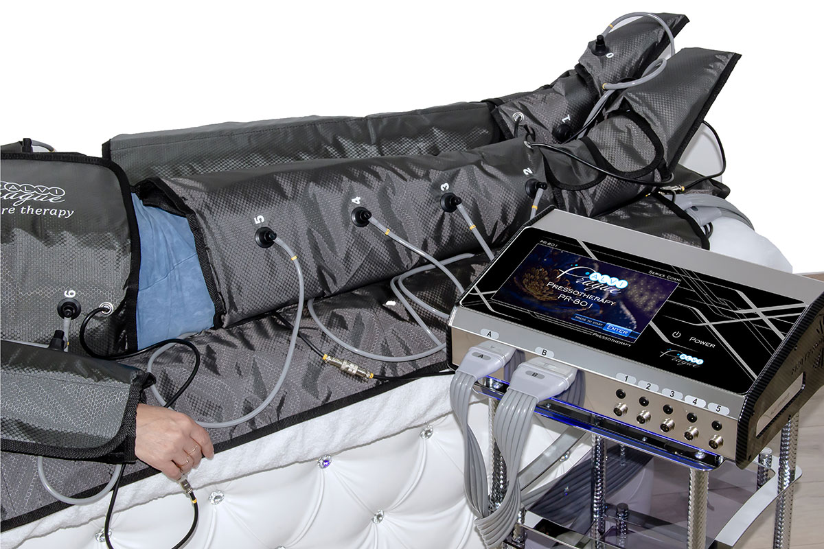 Benefits of thermotherapy pressotherapy EMS machine PR-801