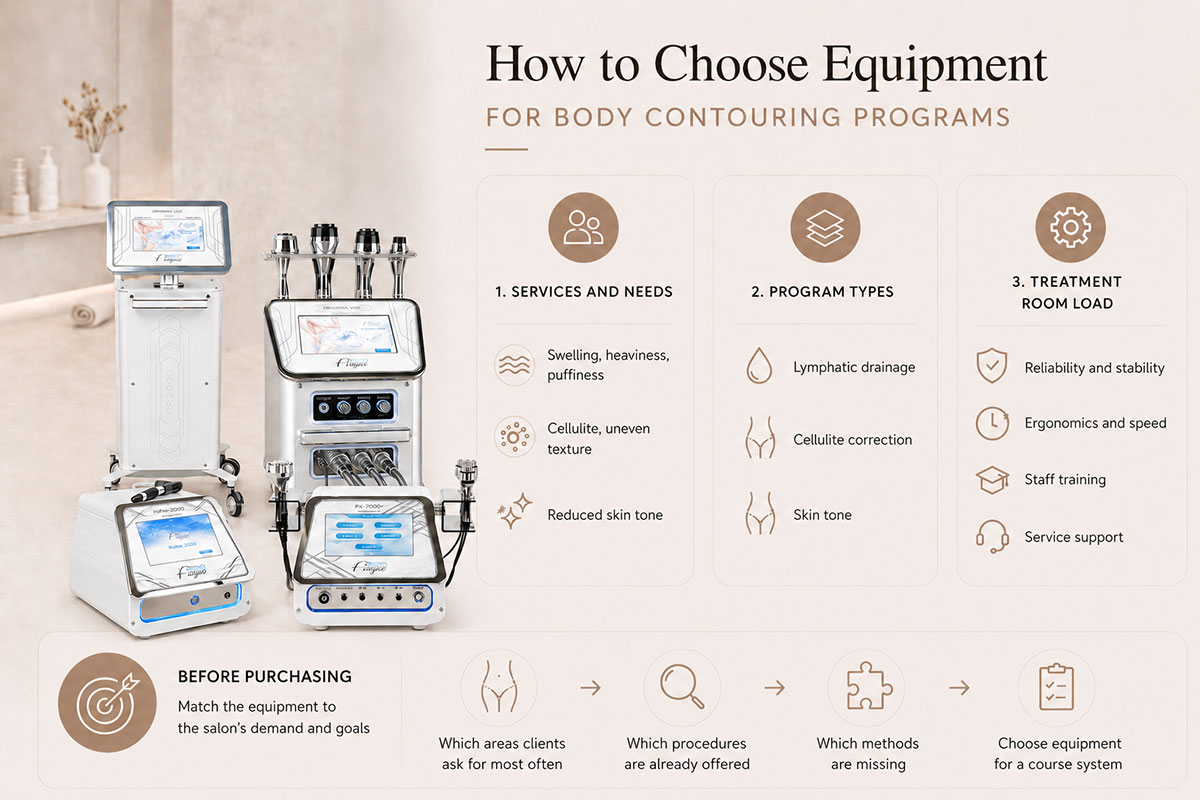 how to choose equipment for body contouring programs