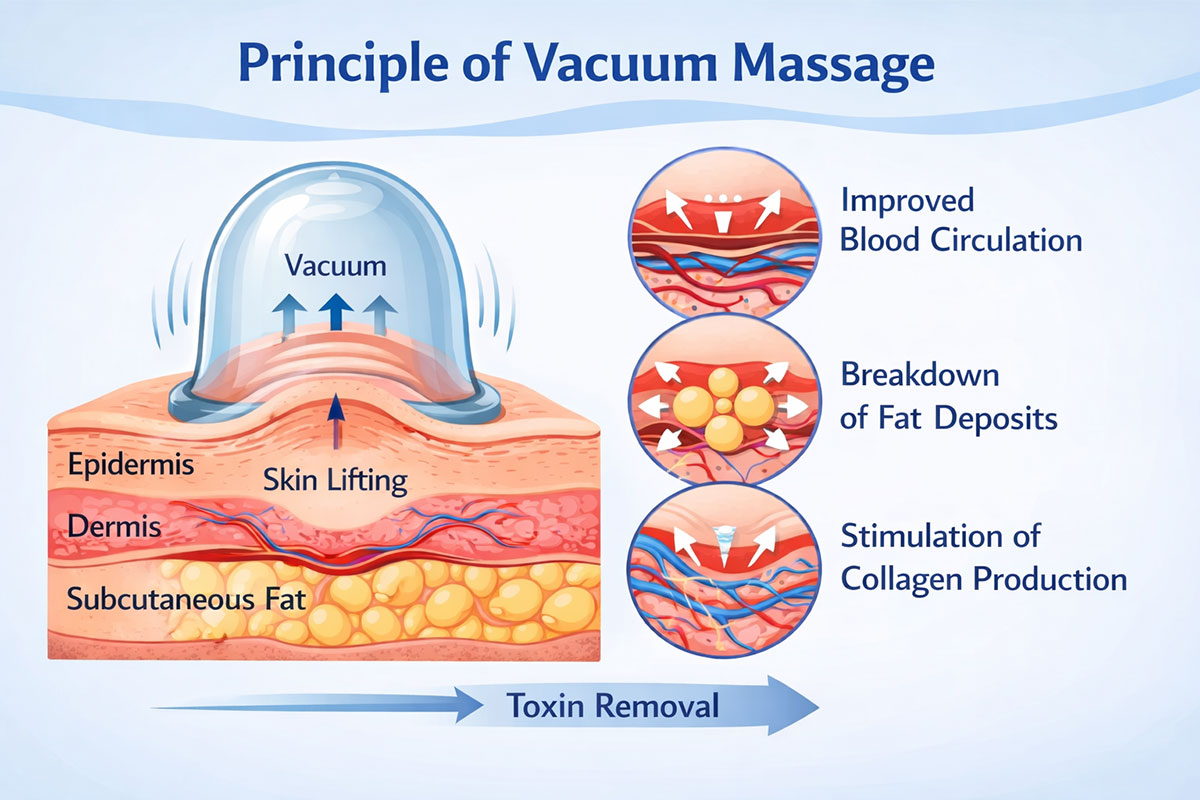 principle of vacuum massage