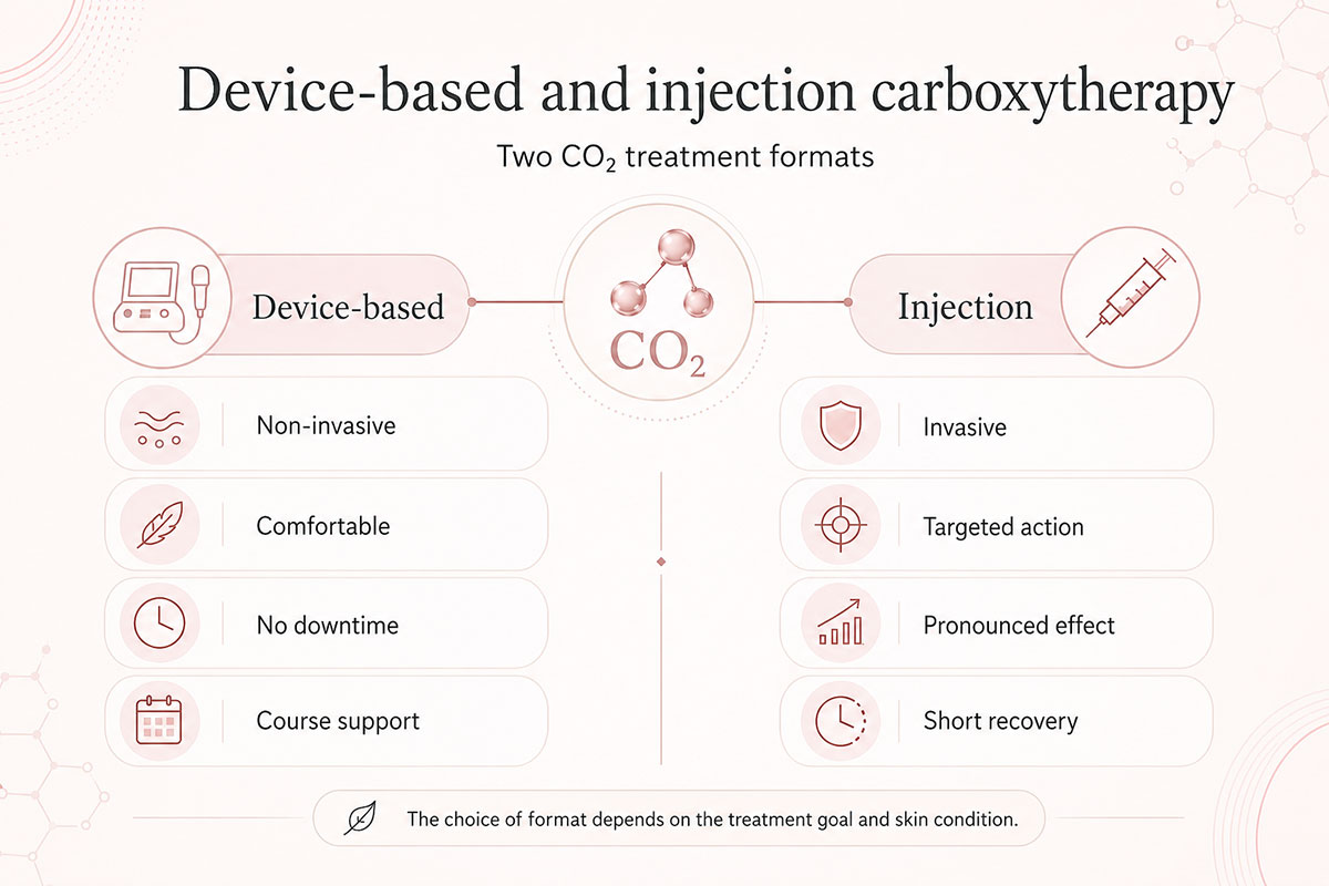 device-based and injectable carboxytherapy
