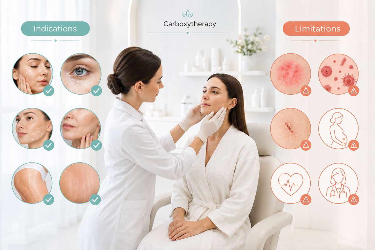 indications and limitations for carboxytherapy