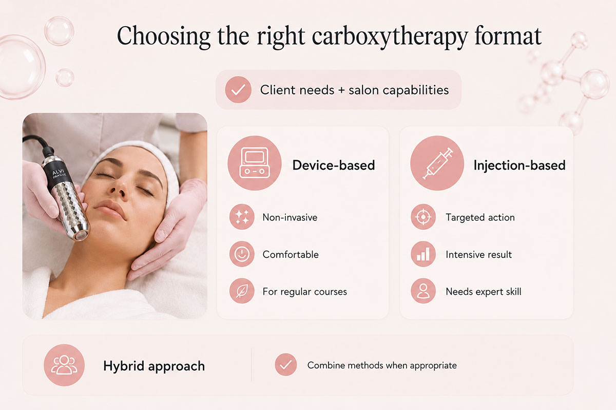 how to choose a carboxytherapy format for salon services