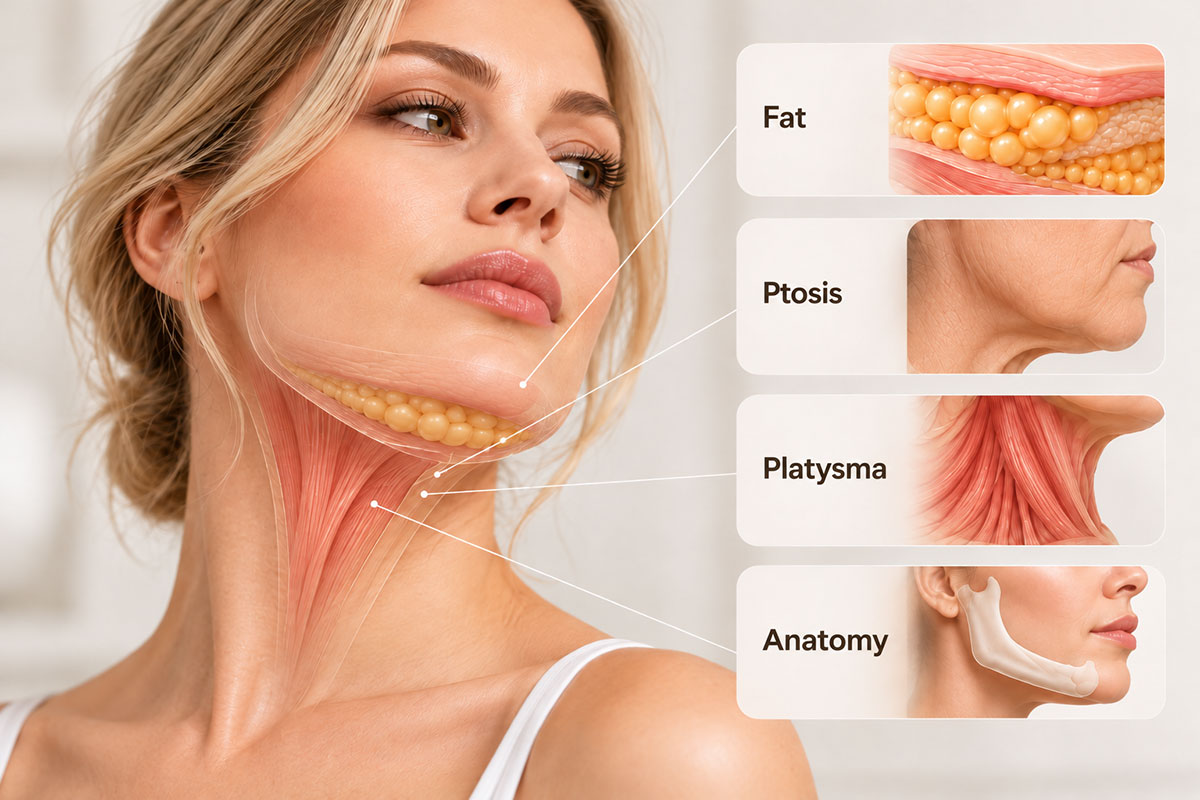 common causes of a double chin
